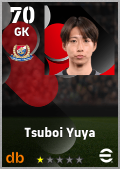 Tsuboi Yuya — GK, OVR 70, MAX 70