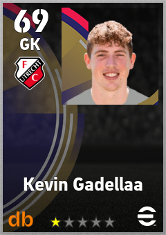 Kevin Gadellaa — GK, OVR 69, MAX 69