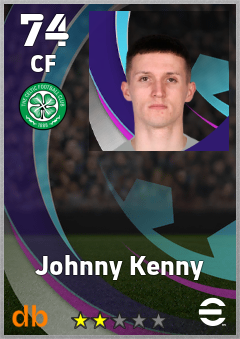 Johnny Kenny — CF, OVR 74, MAX 74