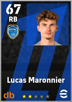 Lucas Maronnier — RB, OVR 67, MAX 67