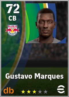 Gustavo Marques — CB, OVR 72, MAX 72