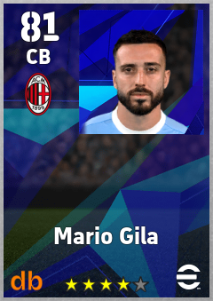 Mario Gila — CB, OVR 81, MAX 81