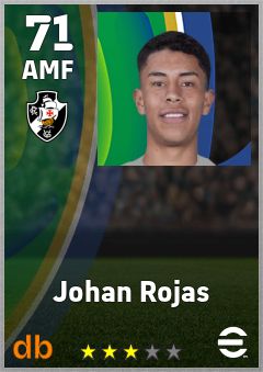 Johan Rojas — AMF, OVR 71, MAX 71