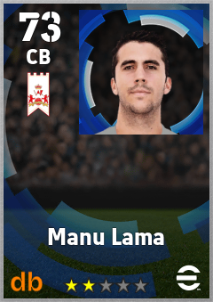 Manu Lama — CB, OVR 73, MAX 73