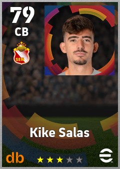Kike Salas — CB, OVR 79, MAX 79