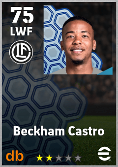 Beckham Castro eFootball player card
