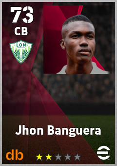 Jhon Banguera — CB, OVR 73, MAX 73