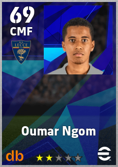 Oumar Ngom — CMF, OVR 69, MAX 69
