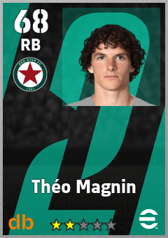Théo Magnin — RB, OVR 68, MAX 68