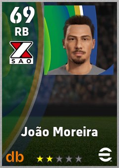 João Moreira — RB, OVR 69, MAX 69