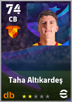 Taha Altıkardeş — CB, OVR 74, MAX 74