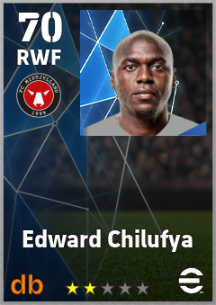 Edward Chilufya — RWF, OVR 70, MAX 70