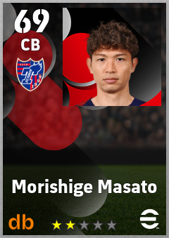 Morishige Masato eFootball player card
