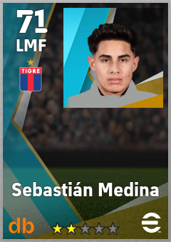 Sebastián Medina eFootball player card