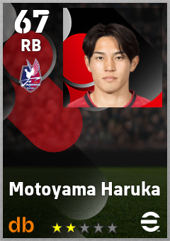 Motoyama Haruka — RB, OVR 67, MAX 67