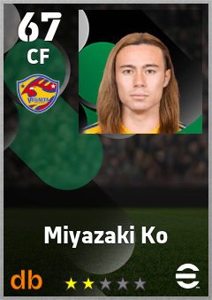 Miyazaki Ko — CF, OVR 67, MAX 67