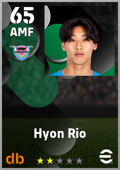 Hyon Rio eFootball player card
