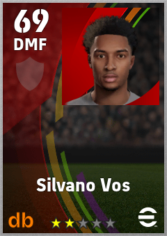 Silvano Vos eFootball player card