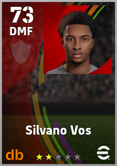Silvano Vos — DMF, OVR 73, MAX 73