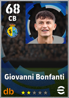 Giovanni Bonfanti — CB, OVR 68, MAX 68