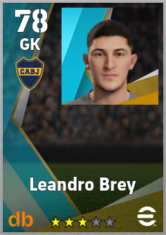 Leandro Brey — GK, OVR 78, MAX 78