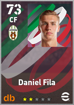 Daniel Fila — CF, OVR 73, MAX 73