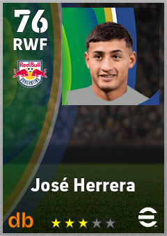 José Herrera — RWF, OVR 76, MAX 76