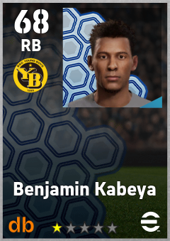 Benjamin Kabeya — RB, OVR 68, MAX 68