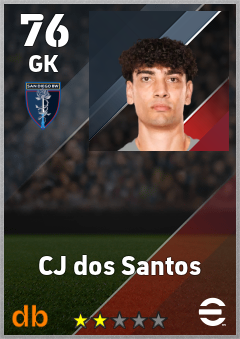 CJ dos Santos eFootball player card