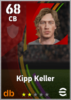 Kipp Keller eFootball player card