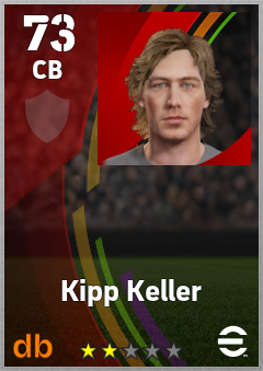 Kipp Keller eFootball player card