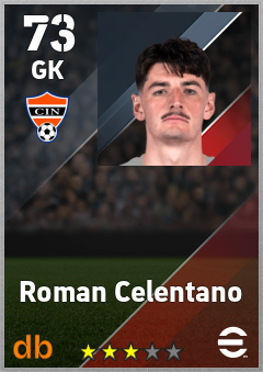 Roman Celentano eFootball player card