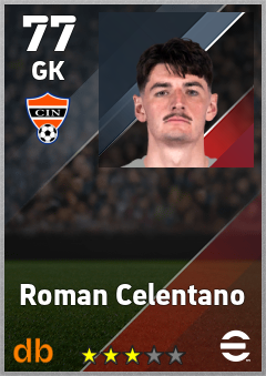 Roman Celentano — GK, OVR 77, MAX 77
