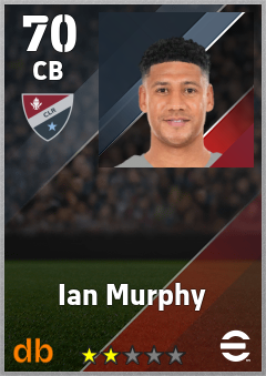 Ian Murphy — CB, OVR 70, MAX 70