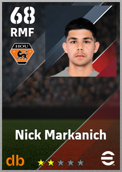 Nick Markanich — RMF, OVR 68, MAX 68