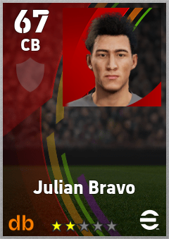 Julian Bravo eFootball player card