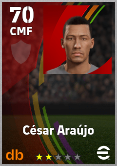 César Araújo eFootball player card