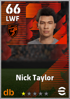 Nick Taylor eFootball player card