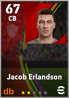 Jacob Erlandson eFootball player card