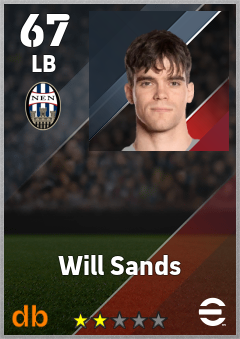 Will Sands — LB, OVR 67, MAX 67