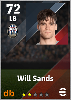 Will Sands — LB, OVR 72, MAX 72
