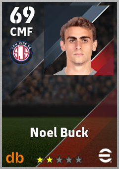 Noel Buck — CMF, OVR 69, MAX 69