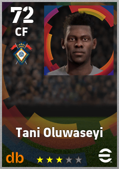 Tani Oluwaseyi eFootball player card
