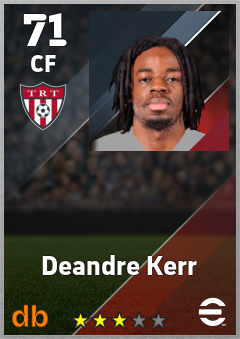 Deandre Kerr eFootball player card