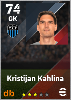 Kristijan Kahlina — GK, OVR 74, MAX 74