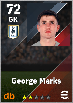 George Marks — GK, OVR 72, MAX 72