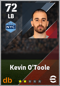 Kevin O'Toole — LB, OVR 72, MAX 72