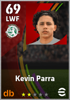 Kevin Parra — LWF, OVR 69, MAX 69