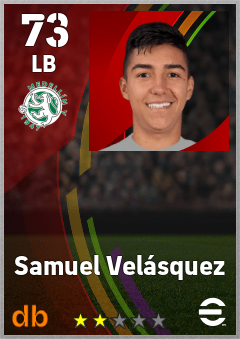 Samuel Velásquez eFootball player card
