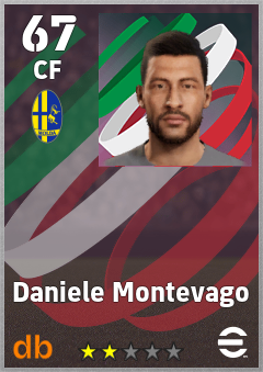 Daniele Montevago — CF, OVR 67, MAX 67